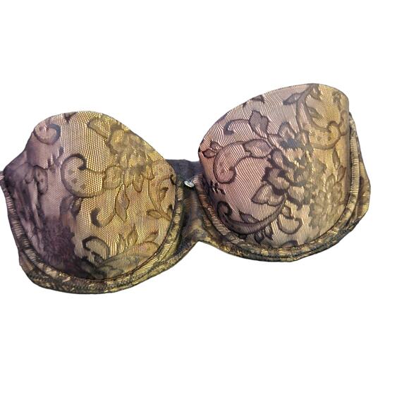 Natori Calais strapless lace overlay underwire bra. Size 34C - Picture 7 of 7